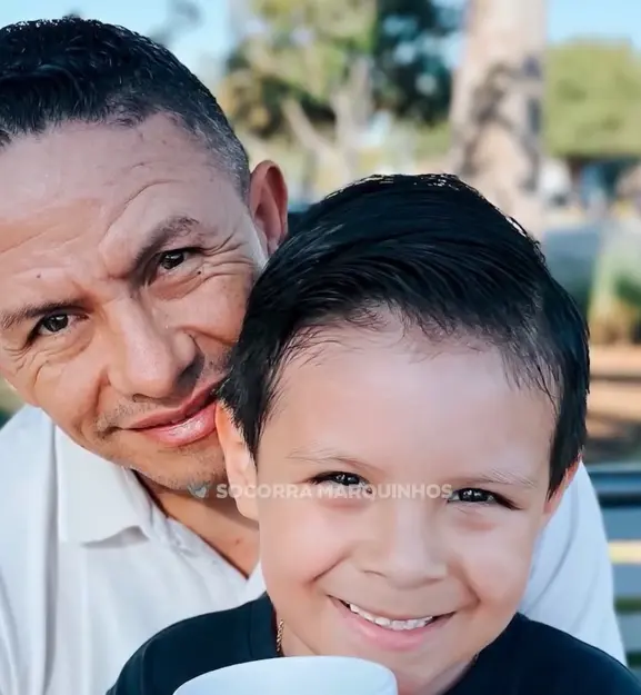 Ricardo e Marquinhos em um momento de esperança